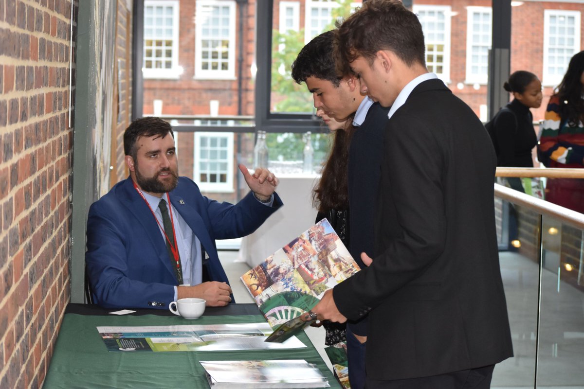 Our <a href="/Alleyns_Upper/">Upper School at Alleyn's School</a> school students are networking this morning at our Oversees Higher Education Event to learn more about what options are available to them abroad. <a href="/_JaneLunnon/">Jane Lunnon</a>