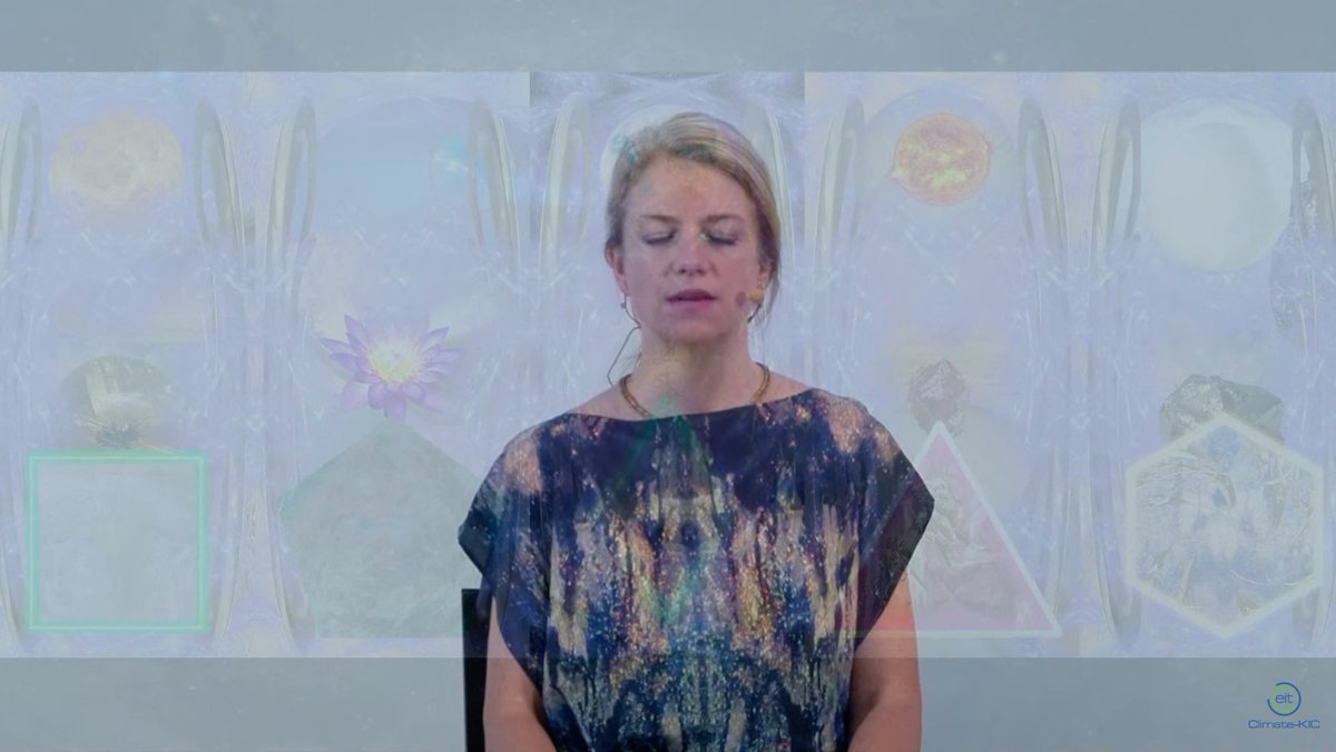 Enchanting beginning for today’s session of « Building the NEW EUROPEAN Bauhaus » 
#Thanks Annika Kappner for guiding us through this meditation 🧘
<a href="/ECBNetwork/">ECBNetwork</a> #INNOVEITBerlin