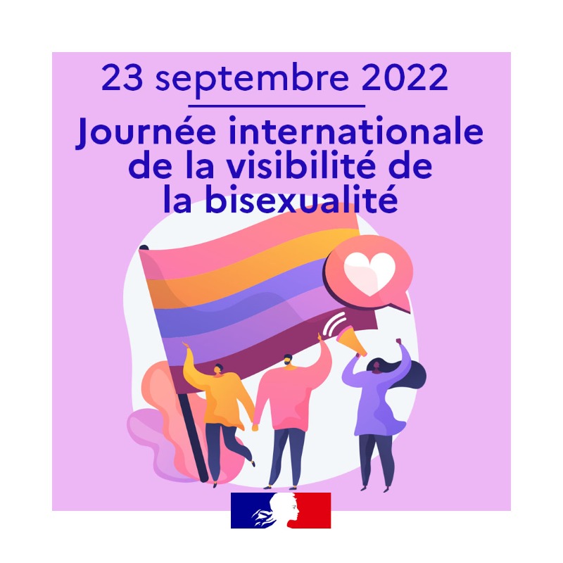 egalite_gouv's tweet photo. 📅 C'est la journée internationale de la visibilité de la #bisexualité. Créée pour célébrer l'histoire et la culture des personnes bisexuelles, cette journée est aussi l'occasion de rappeler les combats des personnes LGBT+ pour accéder à leurs droits.