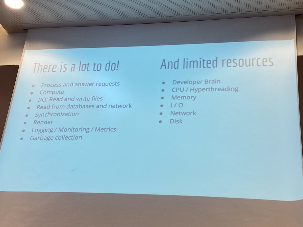 wolflook's tweet image. „PROJECT LOOM - easier concurrency in Java“ by Michael Hunger at JUG Saxony Day in Dresden #JSD2022 @mesirii @jugsaxony openjdk.org/jeps/425