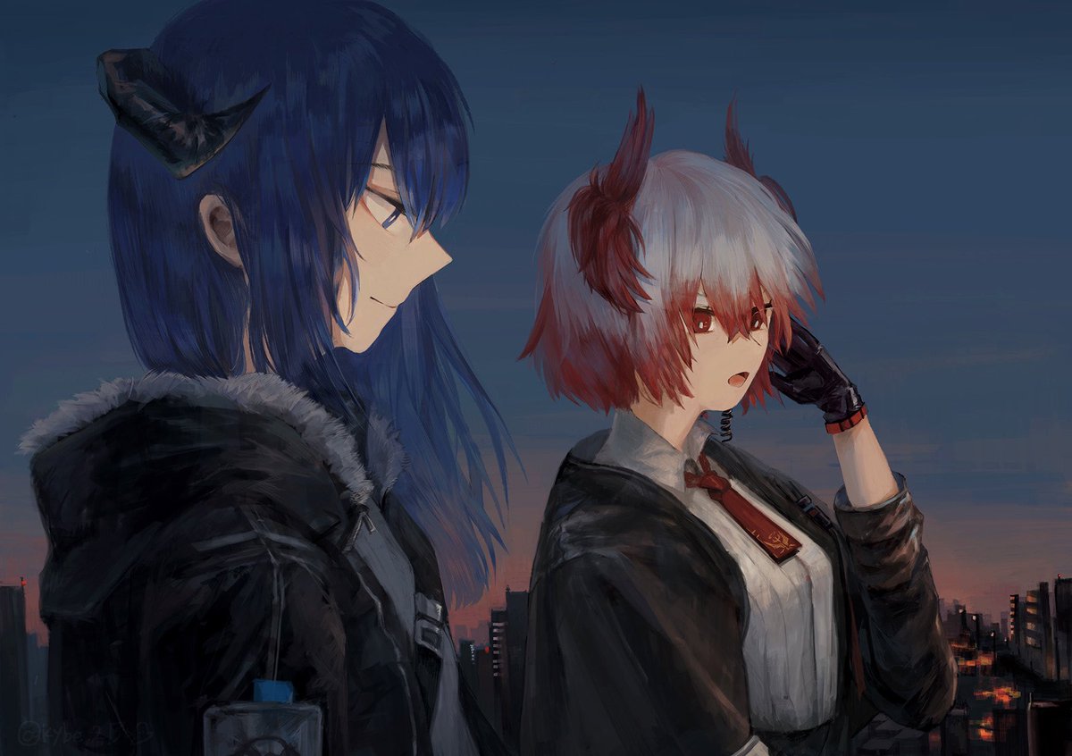「色々な夕方の絵 」|灰皿のイラスト