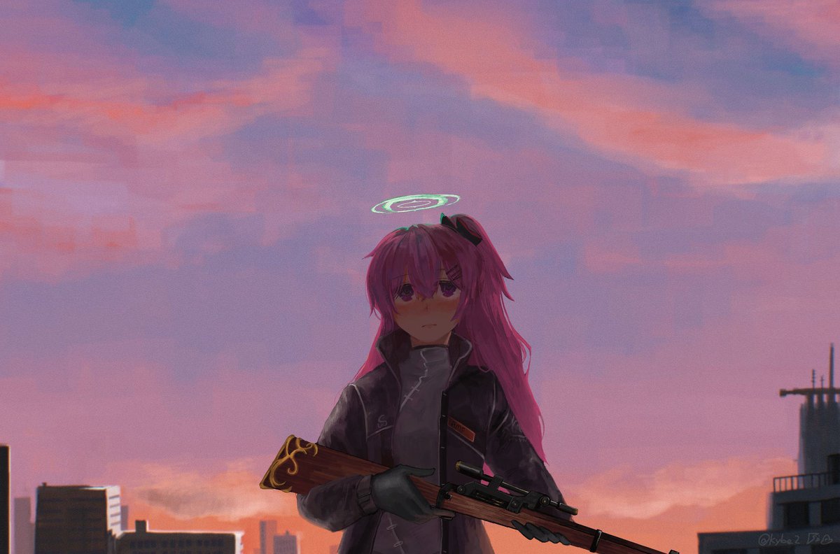 「色々な夕方の絵 」|灰皿のイラスト