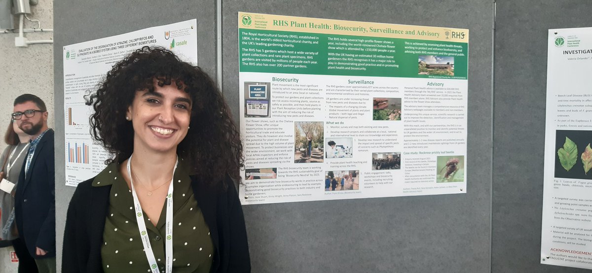 FDrizou's tweet photo. Last day of the 1st International #PlantHealthConference today. Great representation of our team @The_RHS #PlantHealth and the diverse work we do #biosecurity #entomology #phytopathology https://t.co/ZGBDhiH5ST