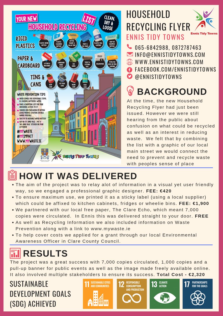 #ESDW2022 Day 4 - here we discuss our #mywaste household recycling flyer to help promote greater waste awareness in our town ♻️👍#sdgs