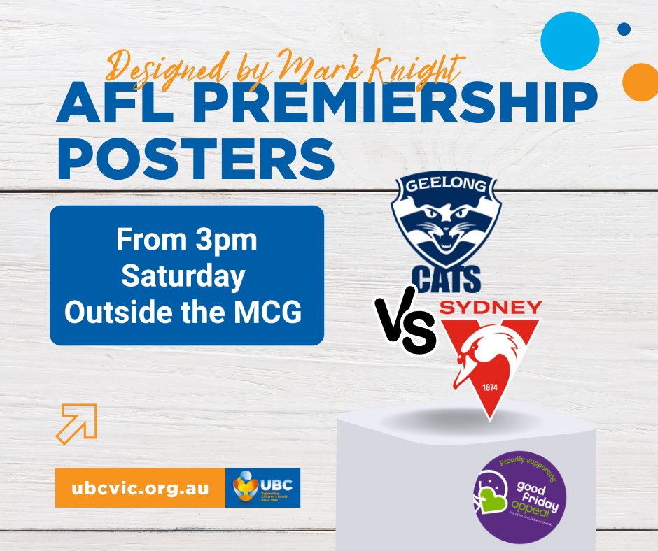 ubcvic's tweet photo. Support the @GoodFriAppeal and your team (or your poster collection) by buying a poster from UBC at the match tomorrow! #ubcvic #ubcgfa https://t.co/f2K5M8rYRU