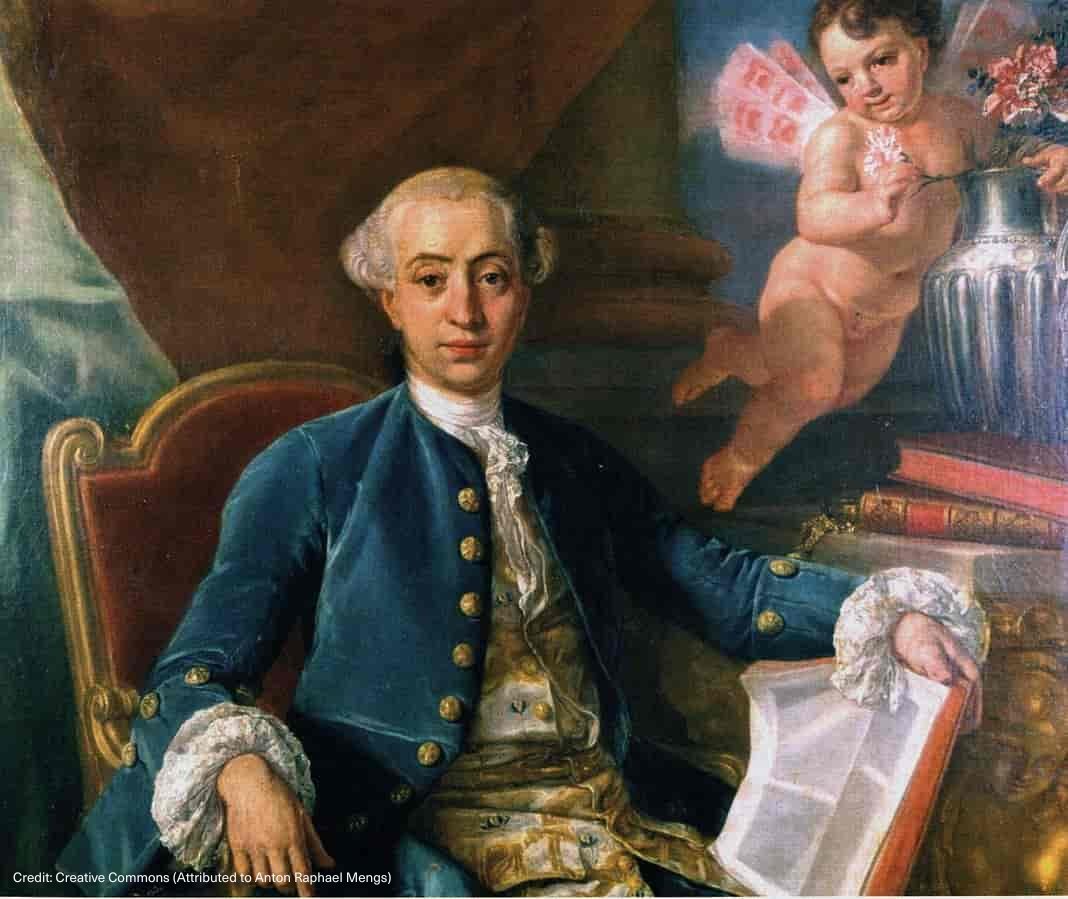 Painting of Casanova