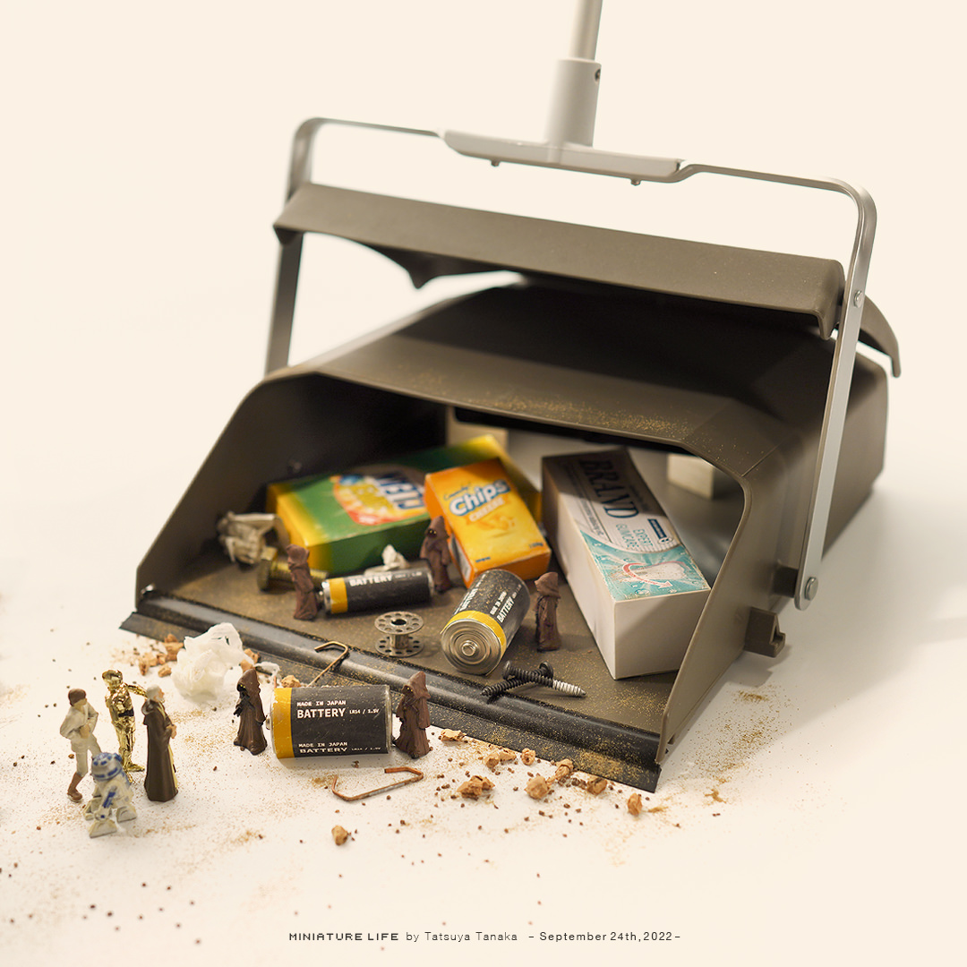 「壮大ゴミ 」|Tatsuya Tanaka 田中達也のイラスト