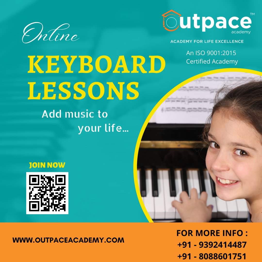 AcademyOutpace's tweet image. Online Keyboard classes for beginners and professionals. 
Register today and fix your free demo. 
outpaceacademy.com
#Keyboardclasses #onlinekeyboardclasses #keyboard #onlineclasses #outpaceacademy #keyboardplayer #learnkeyboard #keyboardexpert #pianolessons #pianoteacher