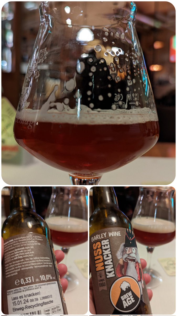 Just look at the absolute bastard legs on this <a href="/BrewAgeAustria/">Brew Age</a> Barley Wine.

Stunning beer. Great balance despite the 75 IBU's!