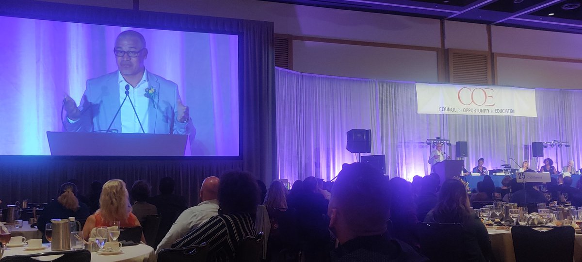 trioworks's tweet photo. Enjoying the Educational Opportunity Dinner at the @COETalk 2022 Annual Conference. #trioworks #trioachievers from @CCRINews @UPR_Oficial @ArizonaState https://t.co/sp4OpzeUuw