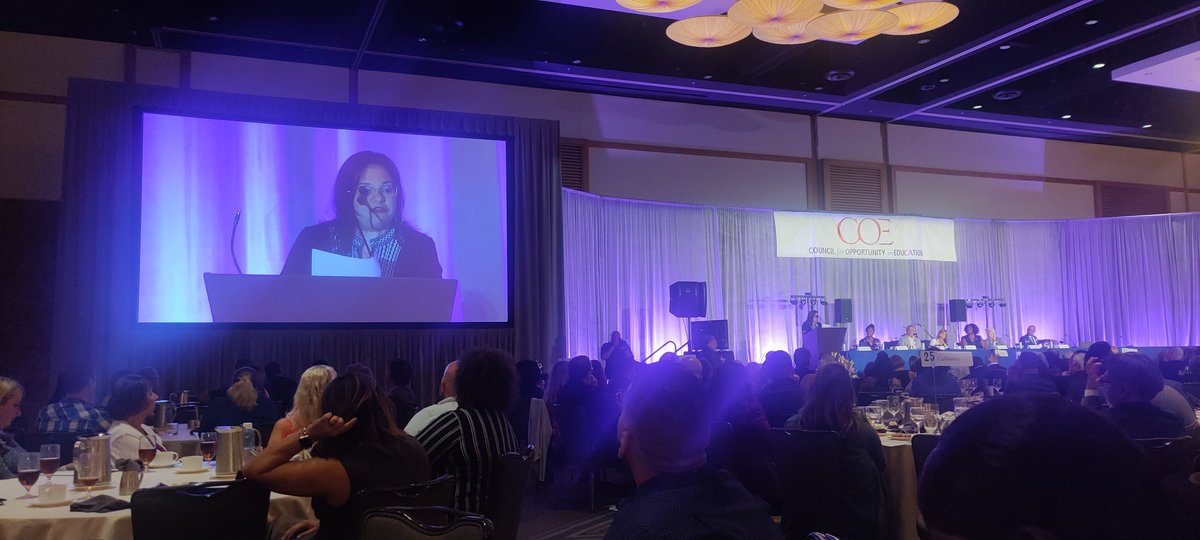 trioworks's tweet photo. Enjoying the Educational Opportunity Dinner at the @COETalk 2022 Annual Conference. #trioworks #trioachievers from @CCRINews @UPR_Oficial @ArizonaState https://t.co/sp4OpzeUuw