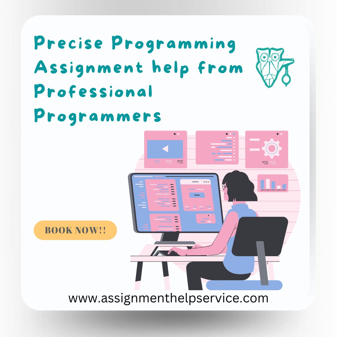 Programming Assignments take plenty of time to complete. Connect with professional programmers and complete your programming assignments on time.
#assignmenthelpservice #programmingassignment #programingassignmenthelp #programmingexpert #programmers #onlineacademichelp