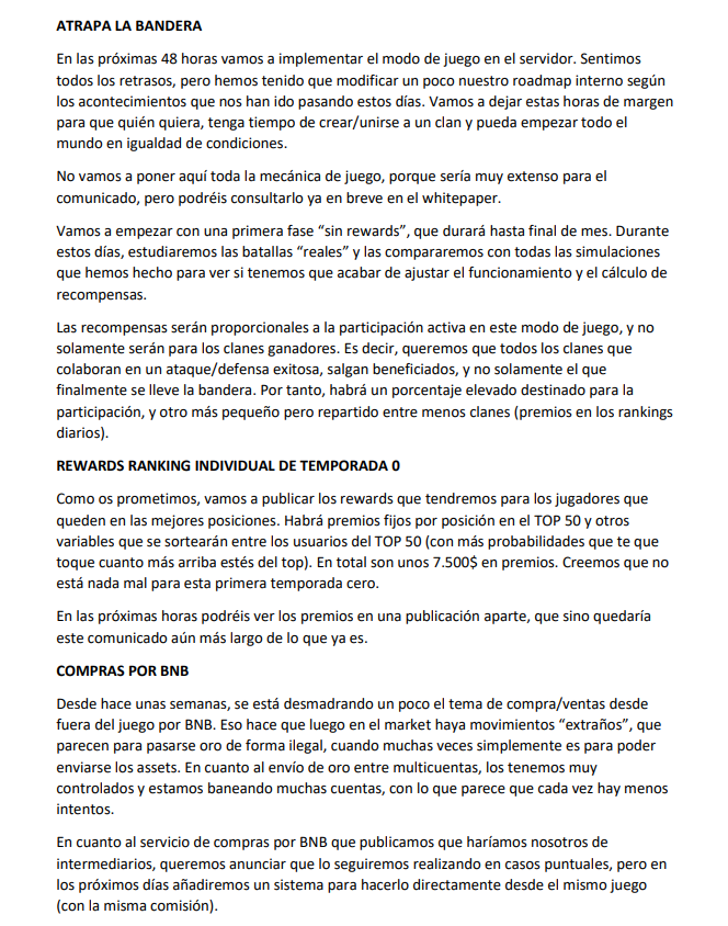 AgeOfHolders's tweet photo. Comunicado Oficial

#BSC #BSCGems #Crypto https://t.co/aJT1HO1bXg