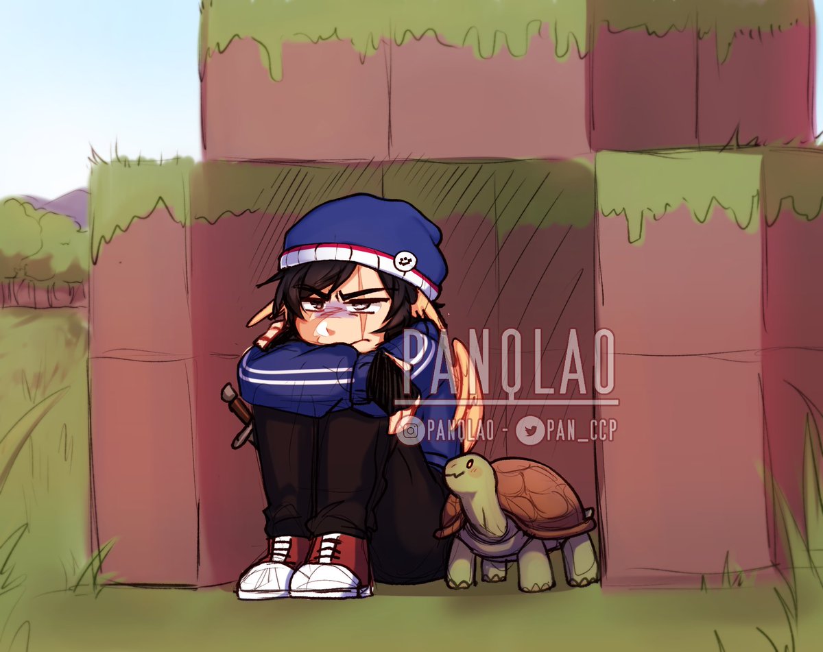 Pan_CCP's tweet photo. Pero el niño quería un acompañante 🐢🦆
#quackityfanart #Karmalart #KarmalandV https://t.co/qMvwAWwuLq