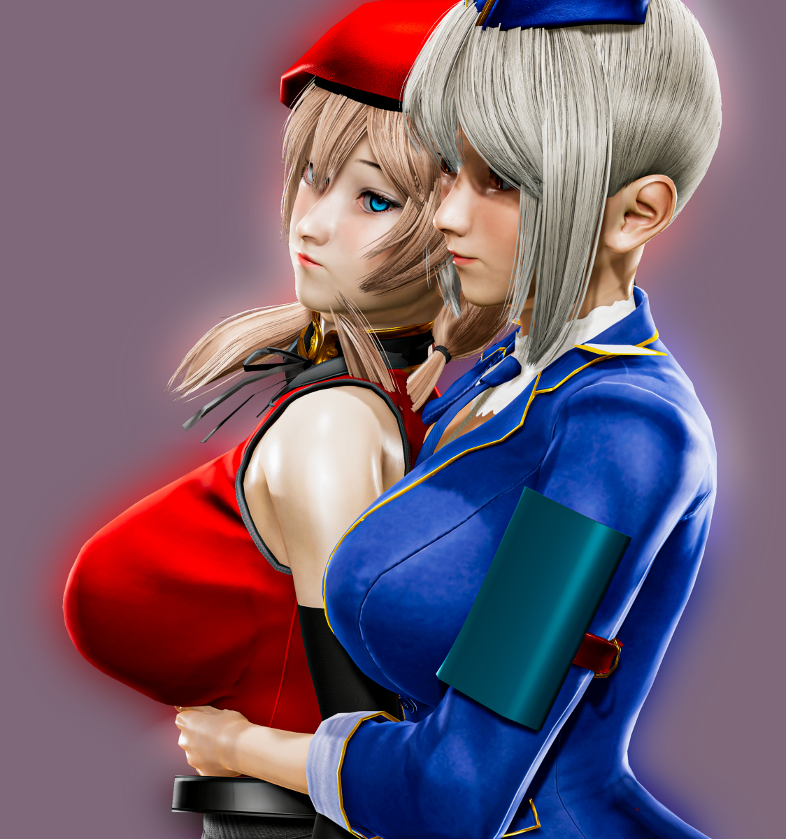 s97_hposting's tweet photo. Hugs with Penny #鋼鉄のワルツ #3DCG #HoneySelect2 #女の子 #巨乳 #着衣巨乳 #百合 #黒スト #ふともも #ハグ https://t.co/2zDIFrtDQU https://t.co/1uEHZp6oXl