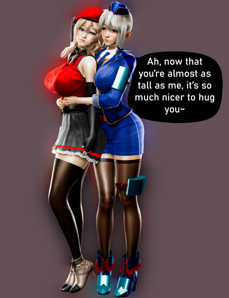 s97_hposting's tweet photo. Hugs with Penny #鋼鉄のワルツ #3DCG #HoneySelect2 #女の子 #巨乳 #着衣巨乳 #百合 #黒スト #ふともも #ハグ https://t.co/2zDIFrtDQU https://t.co/1uEHZp6oXl
