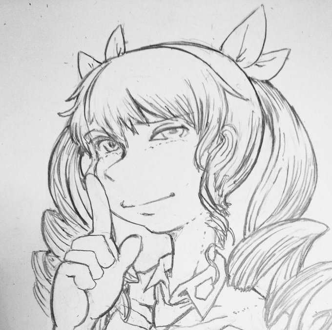 ぼんやりと安斎を描いてみたりする昼下がり 