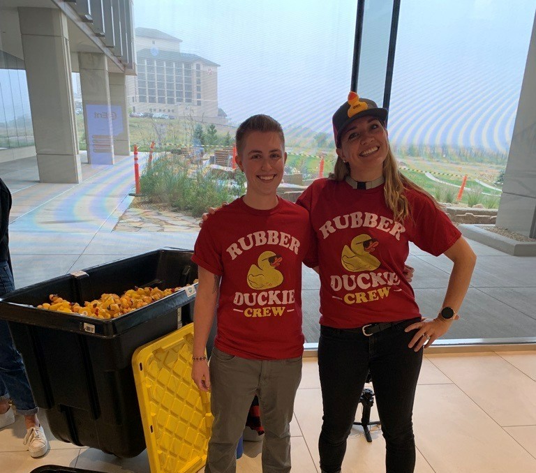 Ent_CU's tweet photo. Today was the first Ent Ducky Derby fundraiser!! As a team, we raised almost $7,000 for the communities we serve ❤️ 

#TeamEnt #CUDifference https://t.co/z6lHXHFuFP