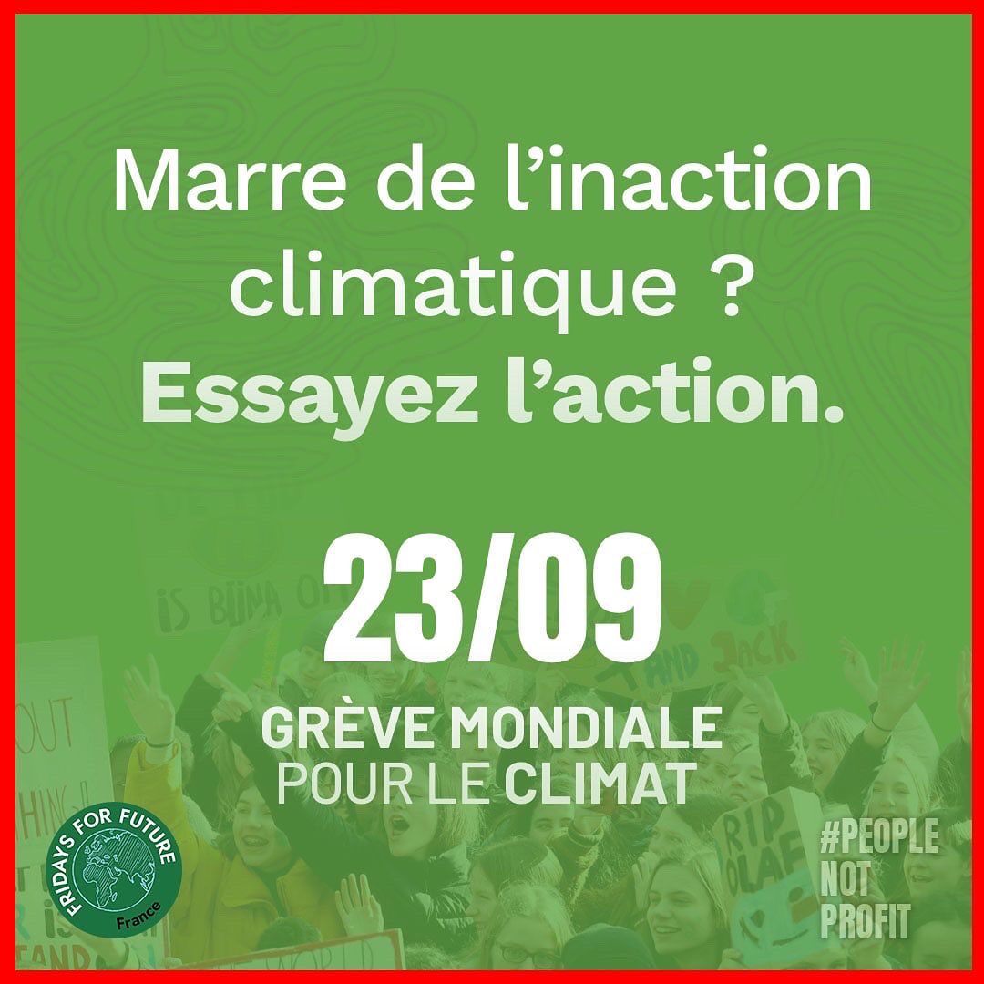 Fridays4futurFR's tweet photo. C'est aujourd'hui ! Près de 800 points de grève annoncés ! ✊🌍
RDV à 11h30 devant vos mairies ou à Paris à 14h place Baudoyer 📣
#peoplenotprofit #fridaysforfuturefrance https://t.co/FfjzHPTUSM