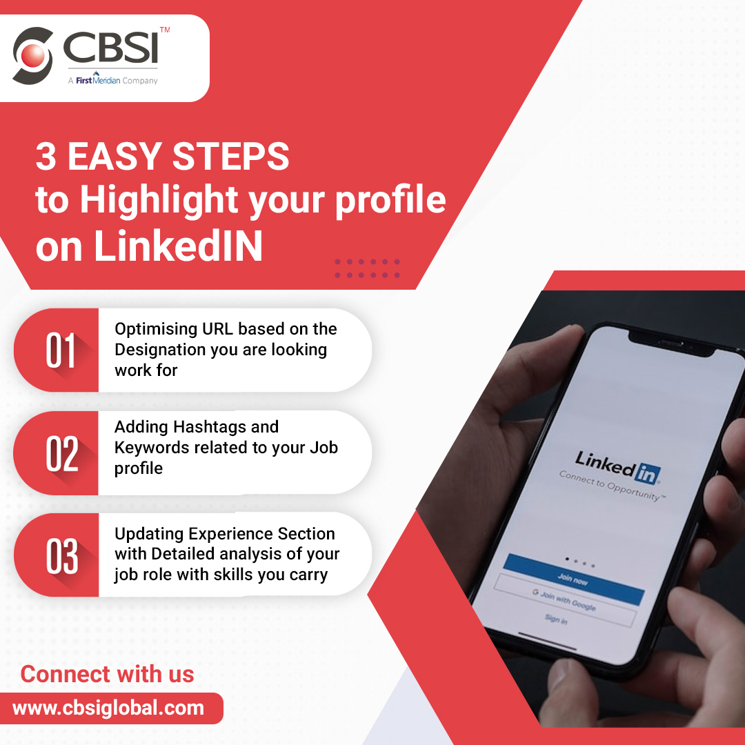 CbsiGlobal's tweet photo. These are just a few steps, you may take to get yourself noticed by recruiters on LinkedIn

#hiring #staffing #technicalworkforce #jobs #linkedIn https://t.co/NSVK09e7XA
