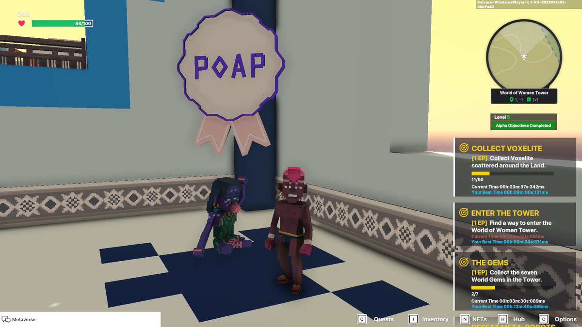 TaylccTaylor's tweet photo. @TheSandboxGame @worldofwomennft I just participated in the #SandboxAlphaS3Giveaway for a chance to win 500 SAND! Found the hidden room in World of Women Tower, check out my screenshot below!
👇 https://t.co/ttVGbAVYTa
