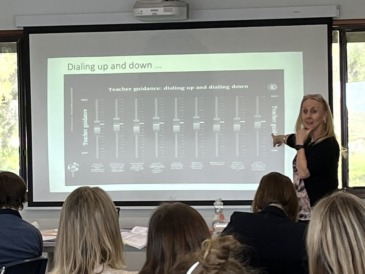 mareewhiteley's tweet photo. Pitching, planning, conferring with students- knowing when to ‘dial up & dial down’ @kjinquiry #GPWIL p122-123 https://t.co/jvQXi9LBtd