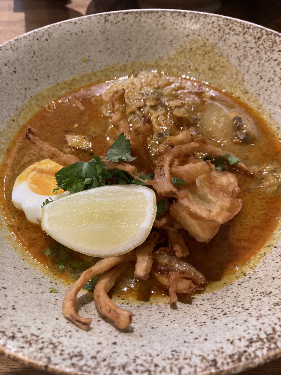 jillscene's tweet photo. When the aroma transports you across 10,000k and 7 years. If you’re in #Welly, Mabel’s on Tory Street is a must. #BurmeseCuisine #Mohinga #Myanmar #MouthWatering https://t.co/LbUPH8z6fk