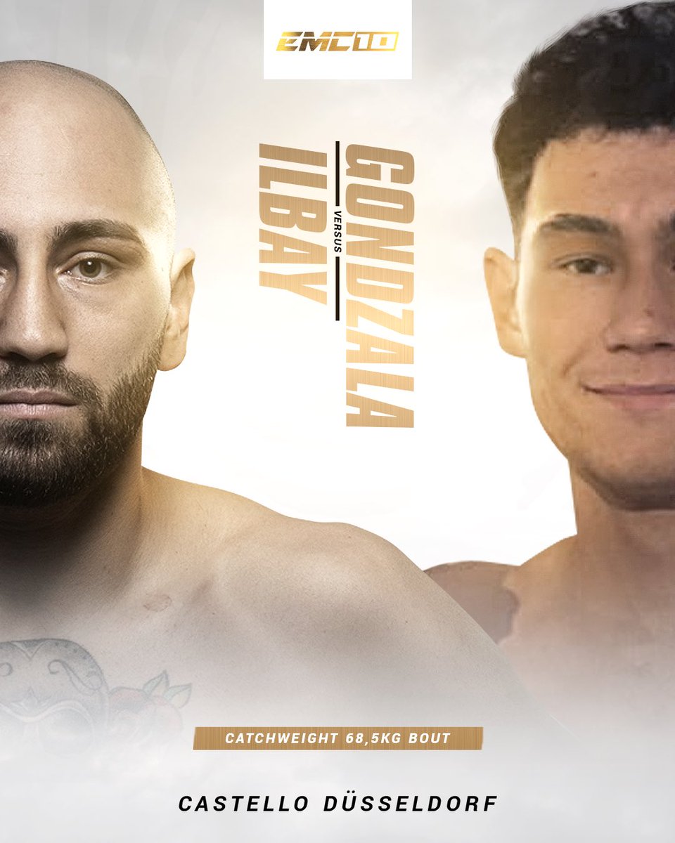 ‼️ 𝐎𝐅𝐅𝐈𝐂𝐈𝐀𝐋 ‼️

Deniz Ilbay 🇩🇪 vs 🇸🇰 Denis Gondzala

Anton Franjic withdraw due to injury. 

#EMC10 | Sep 24 | Castello Düsseldorf