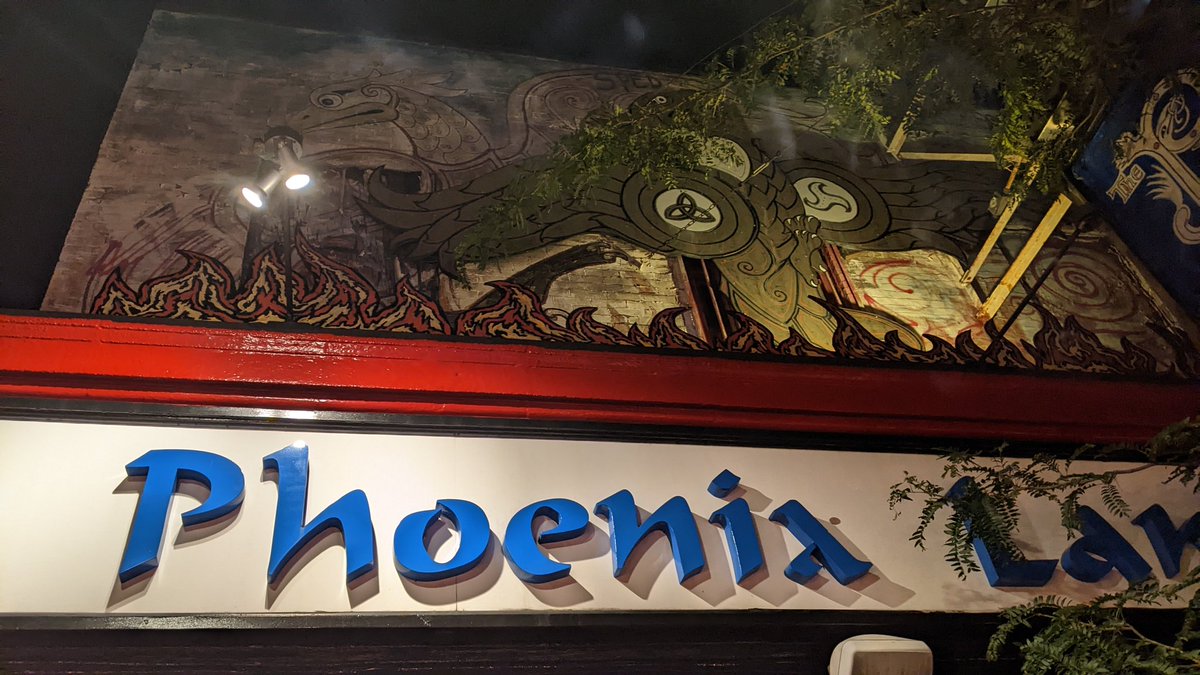 junglebastard's tweet photo. I'm sure it's a coincidence that there's a Phoenix rising at the place I'm at the concert with my #Ethgate  shirt on https://t.co/NY2DKkG0Ra