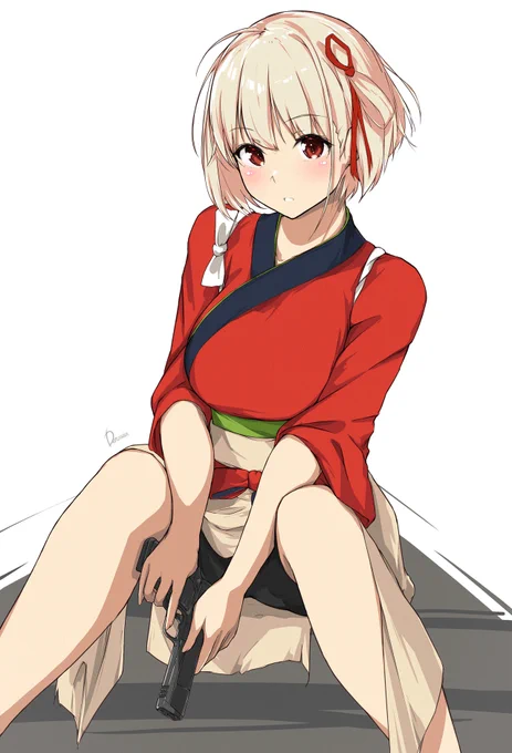 人生初のアニメ塗り✨ちさと
#リコリスリコイル  #リコリコ
#錦木千束
#錦木千束生誕祭2022 