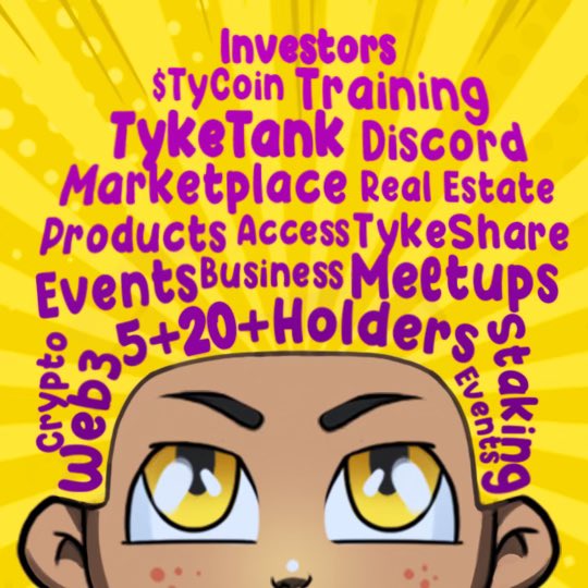 Rest easy tonight Tykes…

Staking is going live tomorrow morning. 

Also for those wondering what’s included with @TykesNFT, check the art.