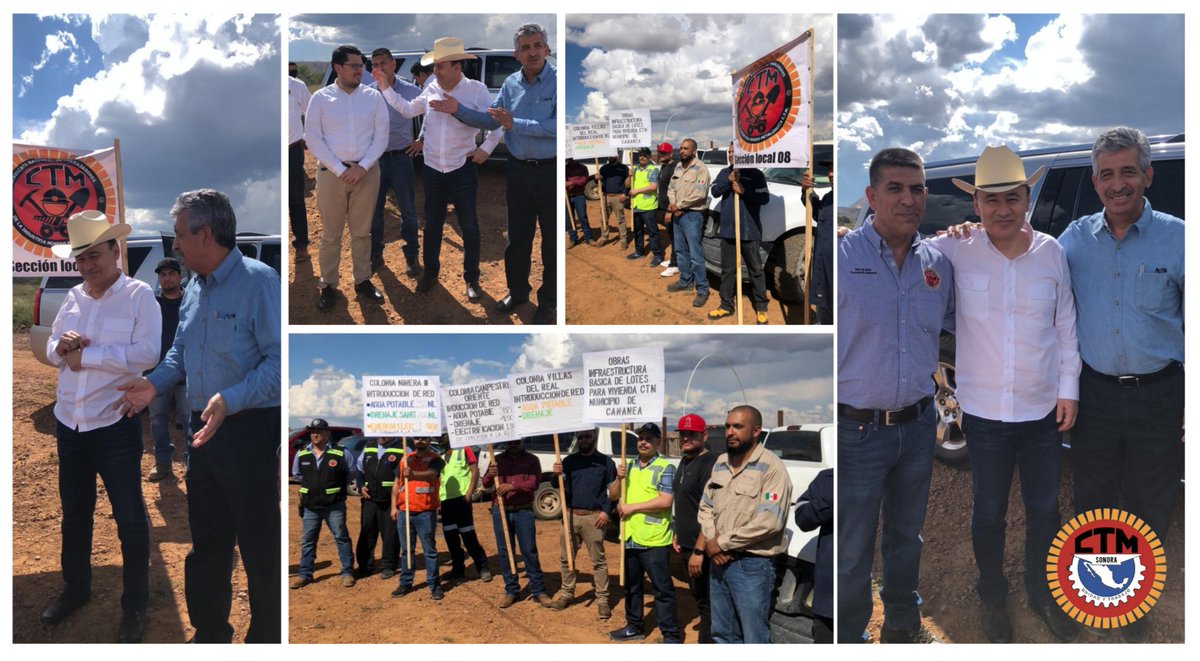 ¡550 VIVIENDAS PARA SECTOR MINERO!

<a href="/JavierCTMSonora/">Javier Villarreal G.</a> se reúne con el gobernador <a href="/Alfonsodurazo/">Alfonso Durazo</a>, <a href="/Carlosmartinezv/">Carlos Martínez Velázquez 🏳️‍🌈</a> director de <a href="/Infonavit/">Infonavit</a> y mineros de la Sección local 08 ... anuncian apoyos de hasta ¡30 MILLONES de pesos para 550 viviendas a mineros de Cananea!
#Unidadytrabajo