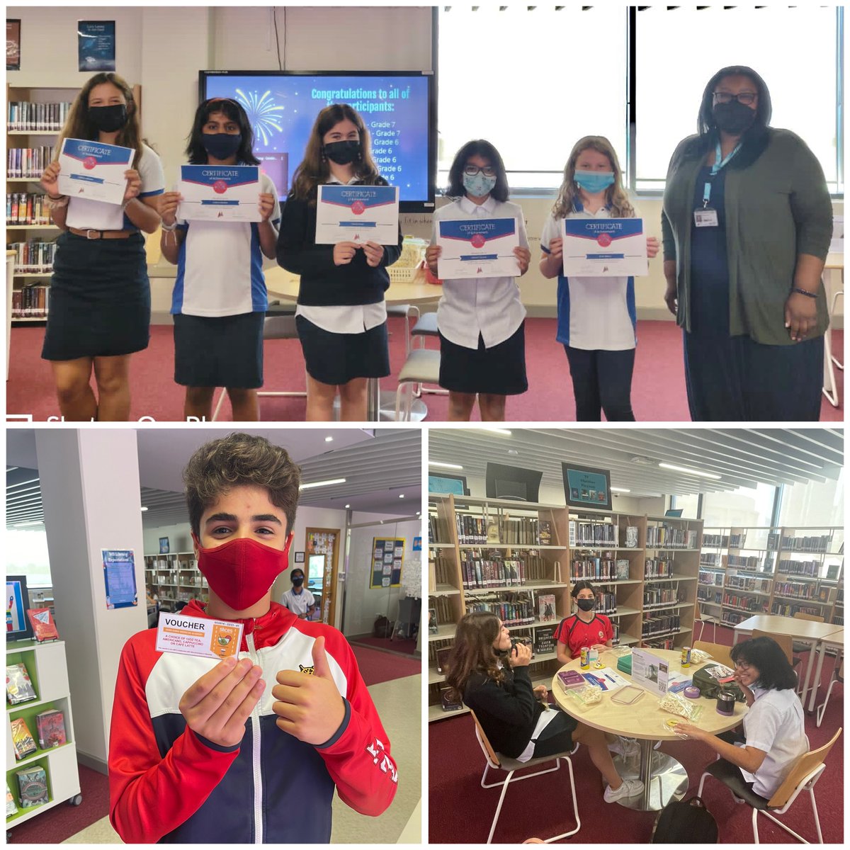 Yesterday was a wonderful celebration of reading to end the week🥰. Congratulations to our "Starbooks Cafe" raffle winners and Summer Reading Project participants. <a href="/gems_daa/">GEMS DAA</a> <a href="/DaaMiddle/">DAA Middle School</a>