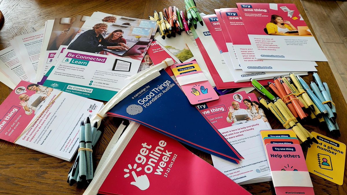 Cultural Diversity Network Inc (@cdni_org_au) on Twitter photo Just received our event packs for #getonlineweek.Thanks to <a href="/goodthingsaus/">Good Things Australia</a> and <a href="/BeConnectedAU/">Be Connected Network</a> for that. Looking forward to our event on digital literacy for seniors of our communities on 22nd Oct 2022 in Minto. #digitalinclusion Just received our event packs for #getonlineweek.Thanks to <a href="/goodthingsaus/">Good Things Australia</a> and <a href="/BeConnectedAU/">Be Connected Network</a> for that. Looking forward to our event on digital literacy for seniors of our communities on 22nd Oct 2022 in Minto. #digitalinclusion