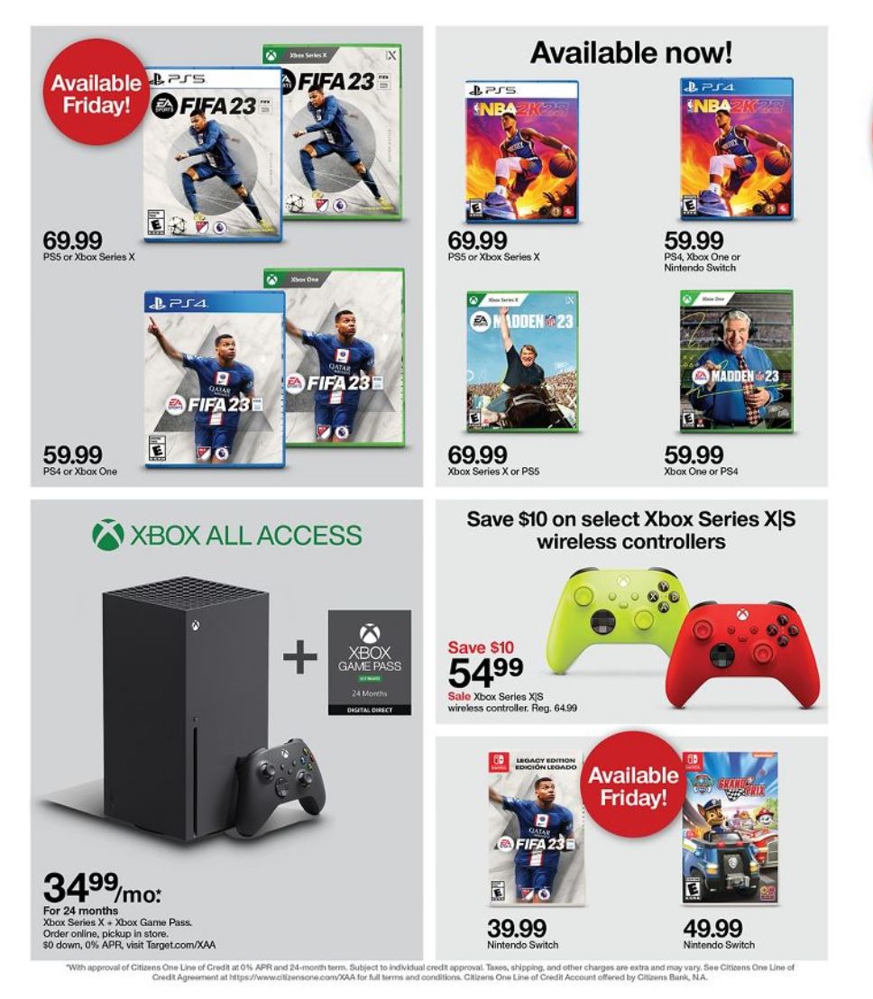 Weekly Target Ad. https://t.co/8PE4Ke1QQM Cheap Ass Gamer @videogamedeals
