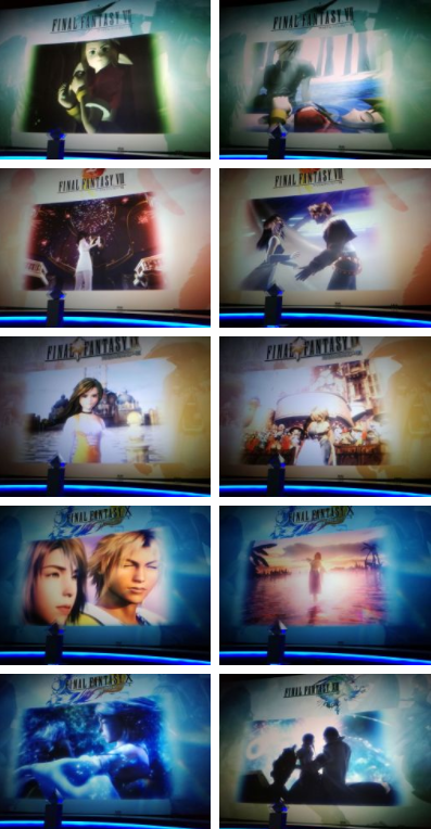clerithBot's tweet photo. The opening tribute video for the Final Fantasy 30th Anniversary Celebration Event in Tokyo, shows all the main couples as well as #Clerith https://t.co/Il63OSbCsh