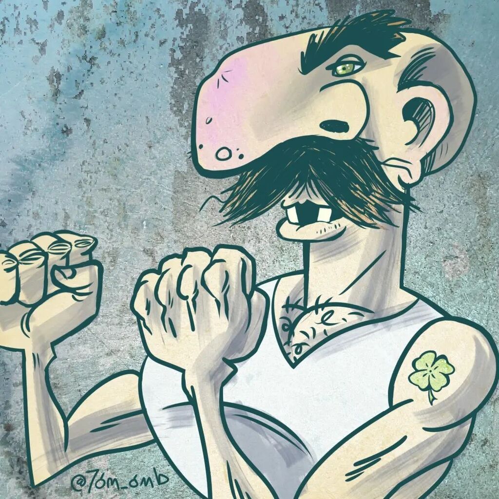 Tom_omb's tweet photo. Bare Knuckle

#infinitepainter #19thcentury #clover #tattoo #classictattoos #mustache #boxing #oldfashioned #vintage #irish #dirtyfighting #bareknuckle #ufc https://t.co/M3arQKOtXU https://t.co/VzvQ7VfzYQ