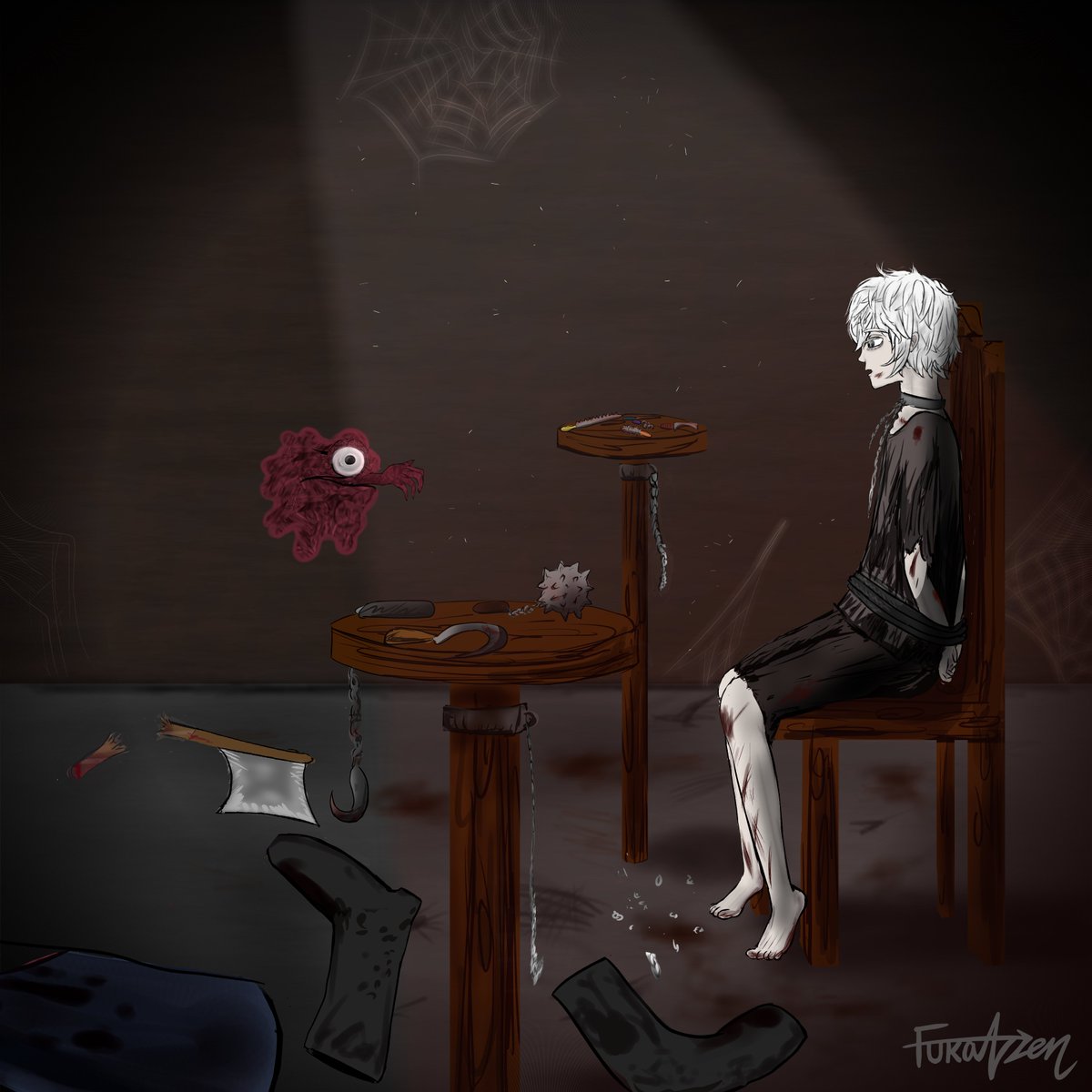 FukazenF's tweet photo. 惺と怪物の出会い。
mid
--
I want to draw the story of my oc Kousei and the monster so badly and so I make it within a week... It's my first time making up a short animation, go check my IG 
@fuka
.nzen! Hope you like it.
--
惺は 怪物を 友達に やりだんだ。

#illustration #イラスト https://t.co/0mp5vaCrBr