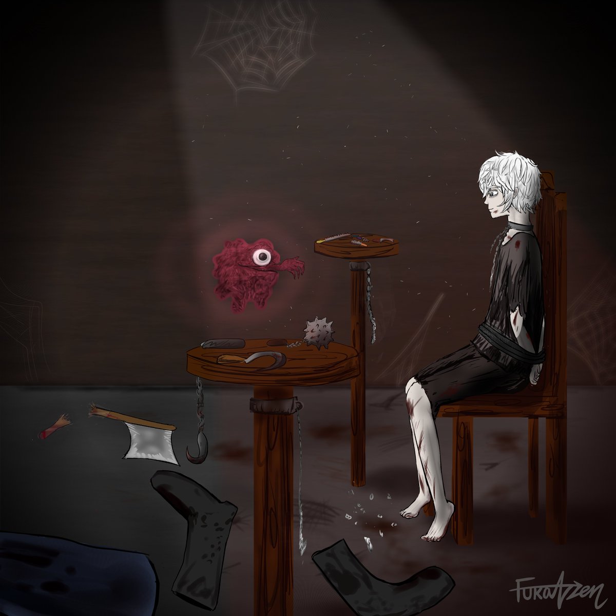 FukazenF's tweet photo. 惺と怪物の出会い。
mid
--
I want to draw the story of my oc Kousei and the monster so badly and so I make it within a week... It's my first time making up a short animation, go check my IG 
@fuka
.nzen! Hope you like it.
--
惺は 怪物を 友達に やりだんだ。

#illustration #イラスト https://t.co/0mp5vaCrBr