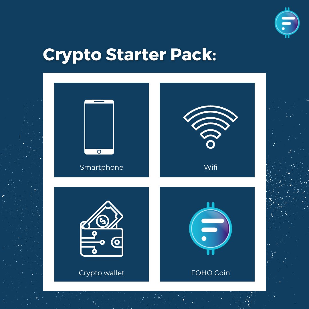 Here's what goes inside our crypto starter pack? If you need one, you could always use ours 😊
. 
. 
Visit letsFOHO.com
. 
. 
. 
 #cryptocurrency #blockchain #fractionalrealestate #buyproperties #binance #latoken #pancakeswap #uniswap ##ethereum #buy $FOHO