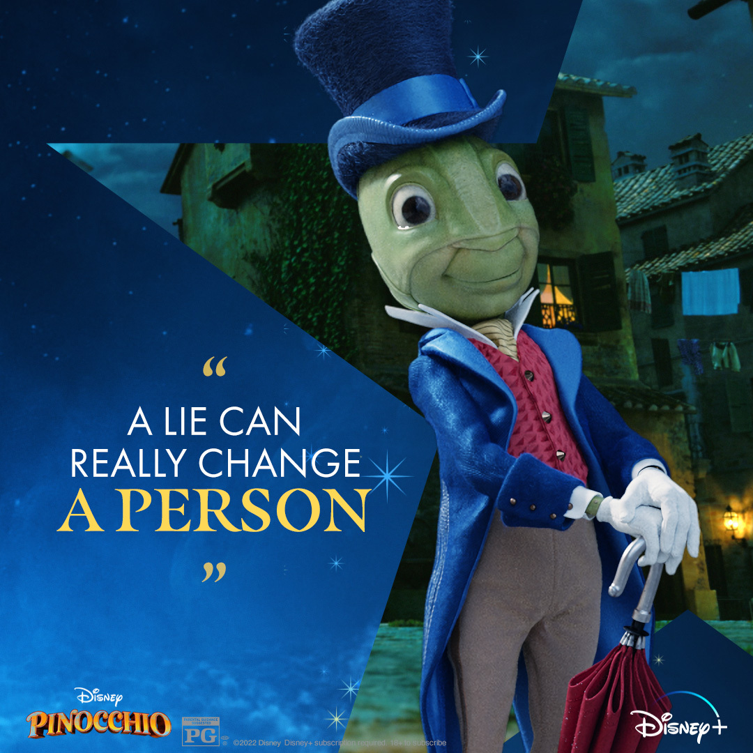 Jiminy Cricket. Purveyor of wisdom. 🦗🎩☝️ #Pinocchio is now streaming on @DisneyPlus.