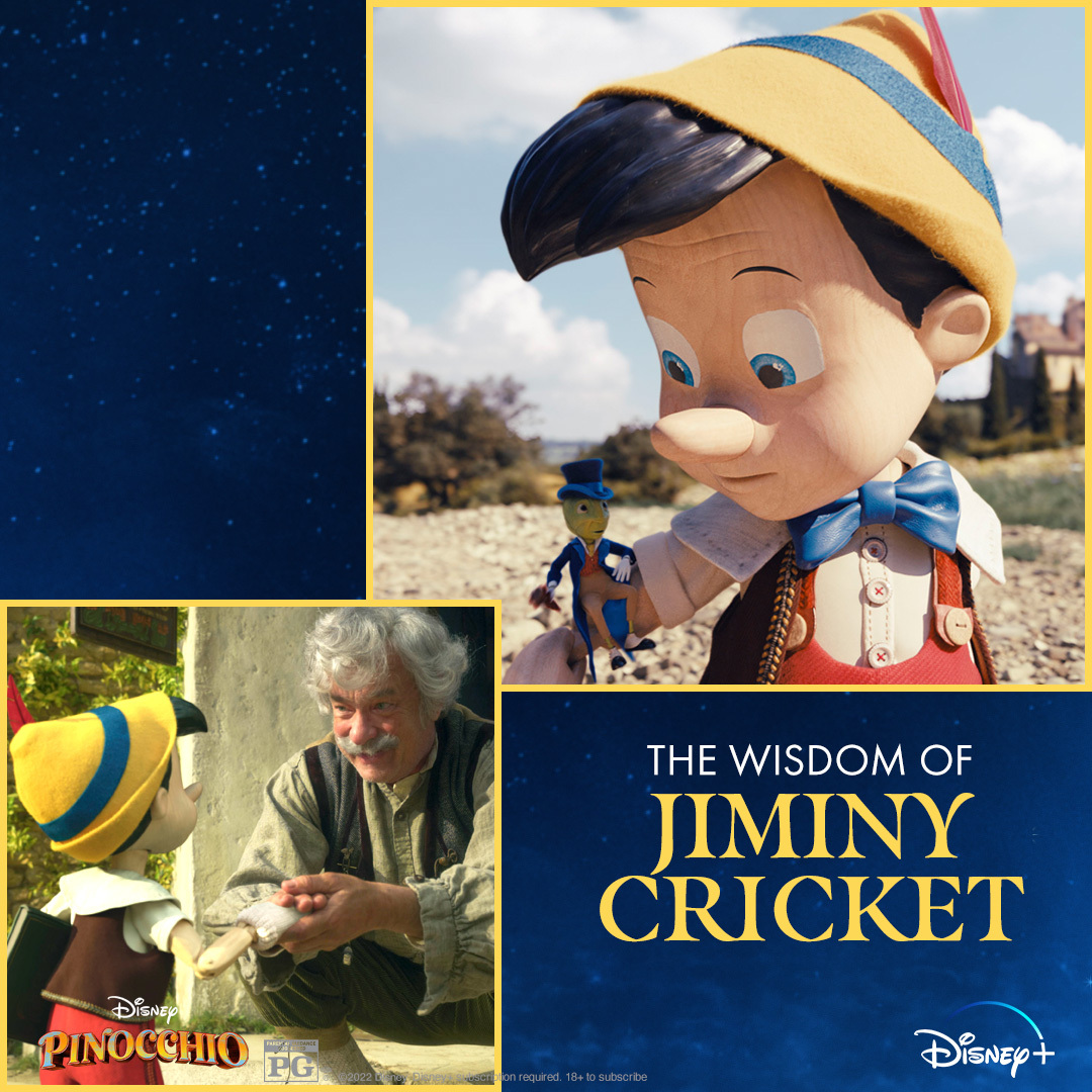 DisneyPinocchio tweet media