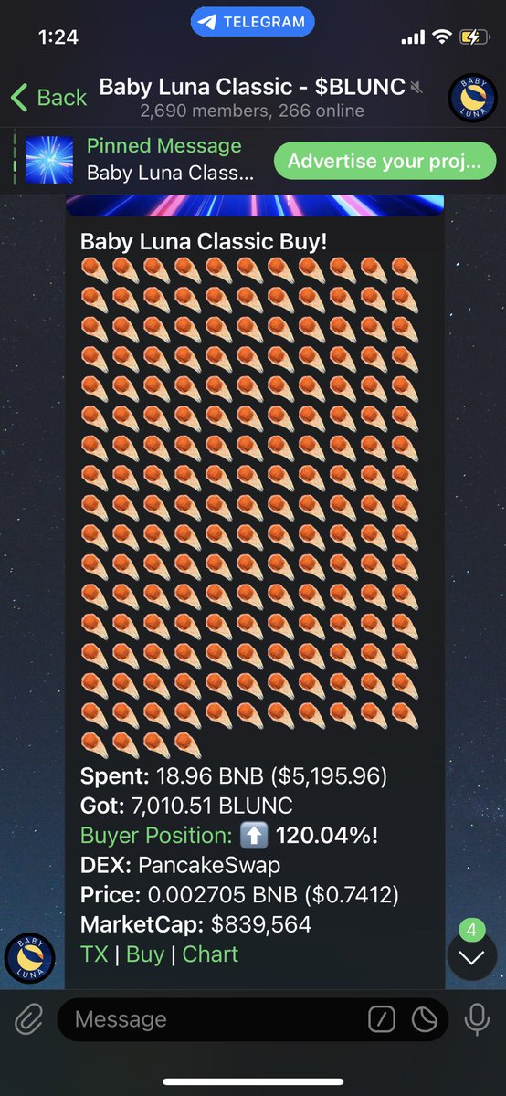 xElite4x's tweet image. just the beginning..
@Babyluncbsc @BabyBLUNCComm 
#BLUNC #BabyLunaClassic 

t.me/babylunaclassi…