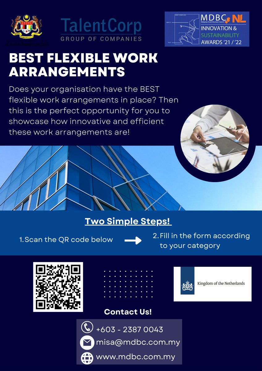 #FlexibleWorkArrangements (FWA) Programs are alternate arrangements or schedules from the traditional work day and week.  If you want to highlight your FWA Program in #MISA, demonstrating that it is the best check out mdbc.com.my/mdbc-awards-pr…