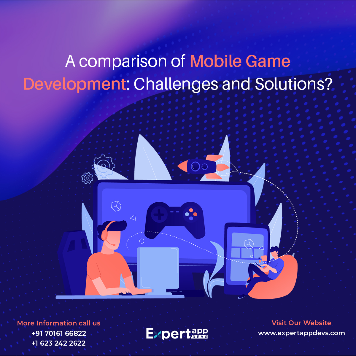 ExpertAppDevs's tweet photo. What makes mobile app development for consoles different from mobile? From accessibility to speed-to-market, mobile game development gets leverage. Here is a complete comparison of the two-game development approaches. https://t.co/AeEw42SGkj
#mobilegamedevelopment #unity3dgames https://t.co/jdZ6eDH79O