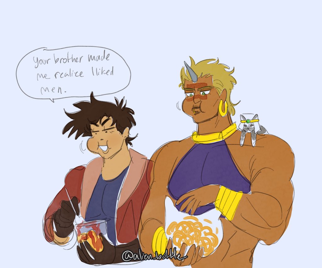 alien_bottle's tweet photo. Joseph and wamuu hang out https://t.co/PXNGwlhIoU