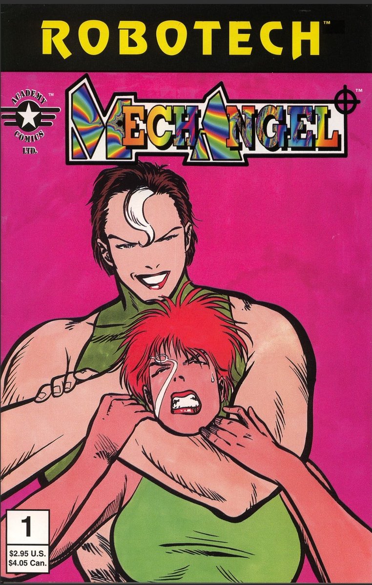 ComicsRobotech's tweet photo. MECHANGEL #1
"One On One"
Story by Bill Spangler
Art by William Jang
Academy Comics, January 1996
#Robotech #RobotechComics #BillSpangler #WilliamJang #AcademyComics #MechAngel https://t.co/3X5DZ2LTaB
