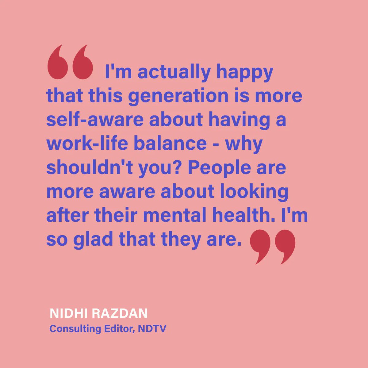 This week's podcast guest @nidhi on the changing times as a Consulting Editor at NDTV. Listen to the full episode with Nidhi now on your usual podcast platform now. #womeninlabour