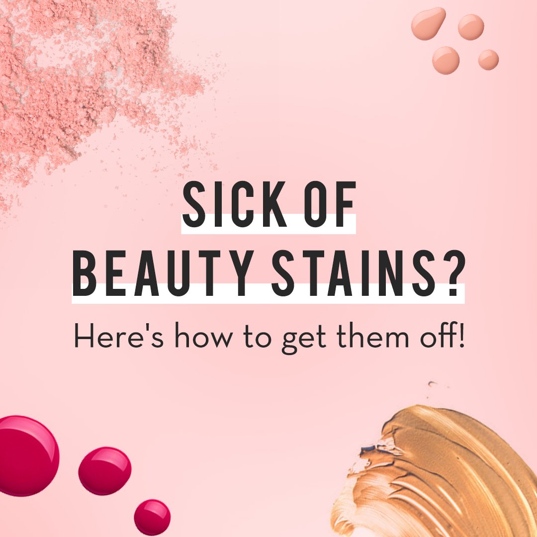 thefabbag's tweet photo. It’s all fun &amp; games until you have some serious stains to deal with.. 😐
Here’s the ultimate guide to help you in every beauty stain emergency.

Have you tried these hacks before? Tell us your favourite tips in the comments below. 😎

#BeautyStains #StainFix #GetRidOfStains https://t.co/e6LU60T9RA