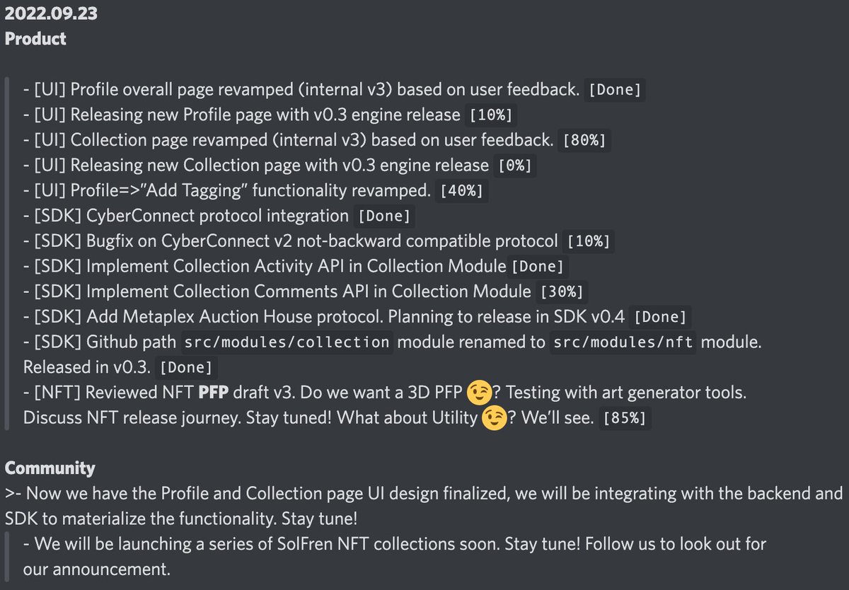 SolfrenXyz's tweet photo. Our v0.3 engine is released and it is already at v0.3.2. This week has been very busy and productive. Incompatible 3rd party protocol upgrade seems to be a MUST 😅 to move forward. Cheers and share the love. #Web3 #socialfi #DID https://t.co/u5Rr38wuAx